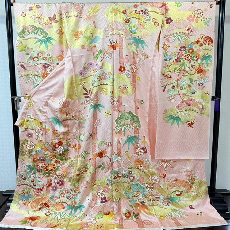 吾妻　徳穂　老松文様