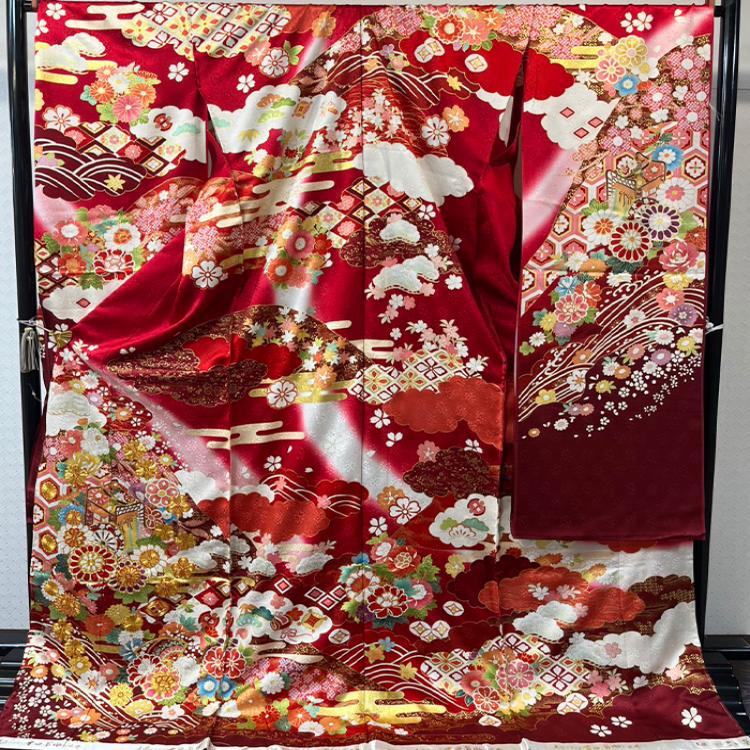 人間国宝ロイヤル簑助　金駒刺繍