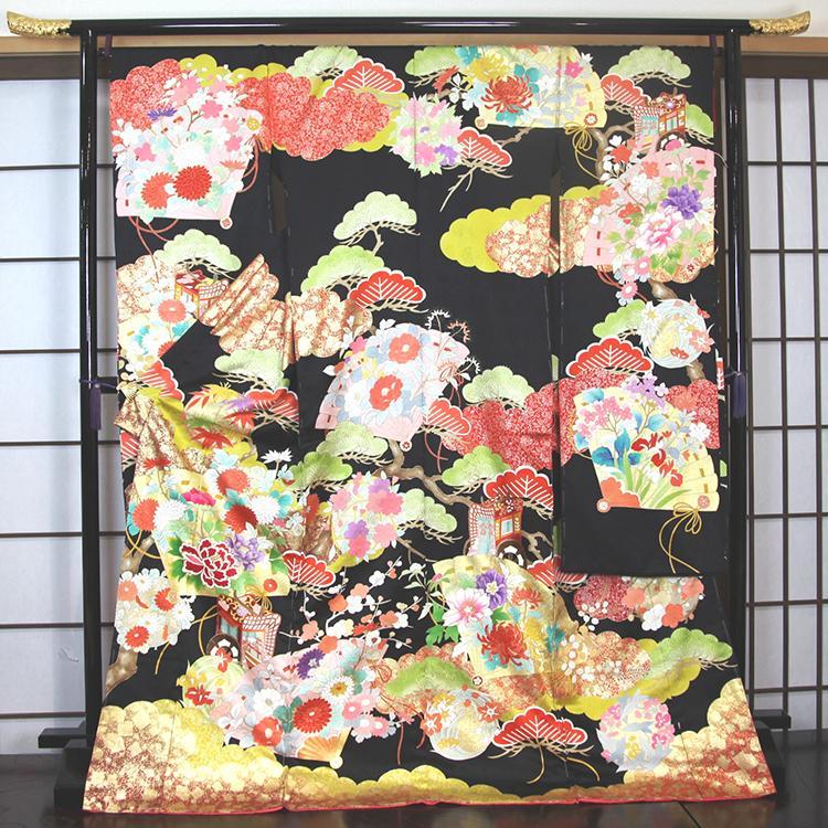 金襴檜扇絵巻　藤井寛