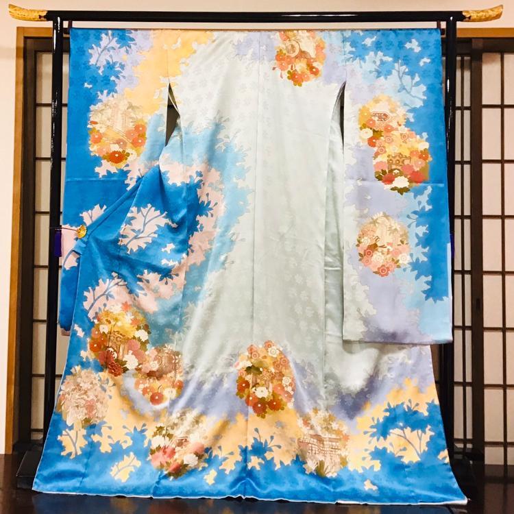 花亀甲ちらし昼夜柄　藤井寛