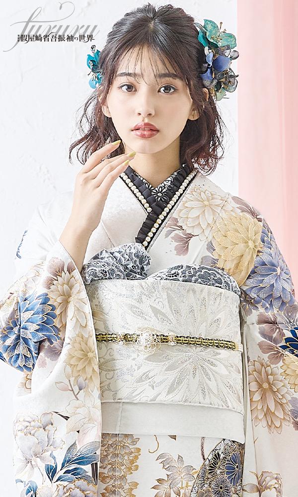 假屋崎×純白に大輪の花
