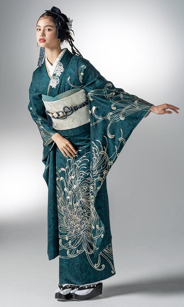 エメラルドグリーンに乱菊