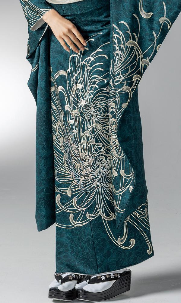 エメラルドグリーンに乱菊