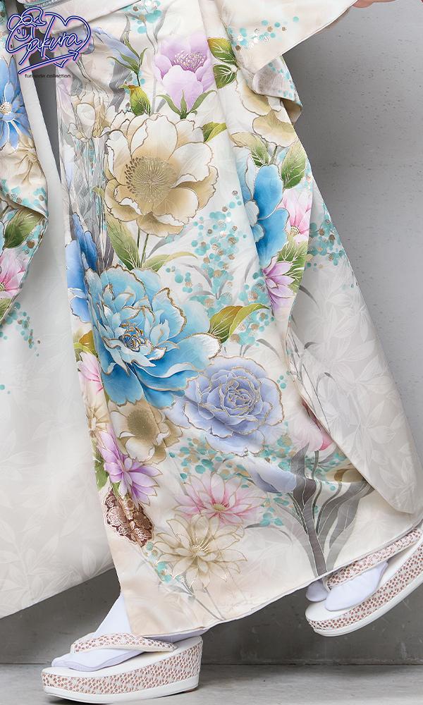 さくら/白にパステル花々