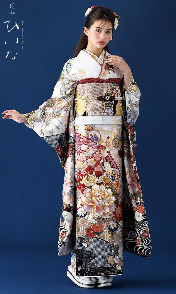 牡丹に四季の花に疋田流水