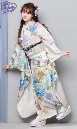 さくら/白にパステル花々