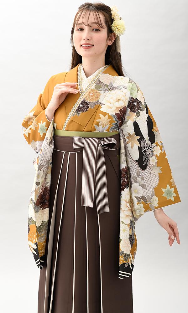 からし系に四季の花＆袴