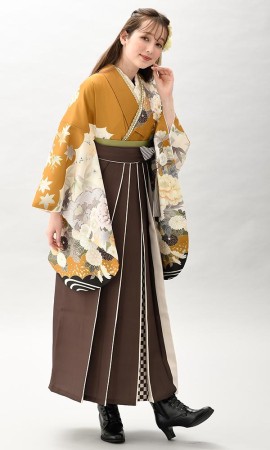 からし系に四季の花＆袴