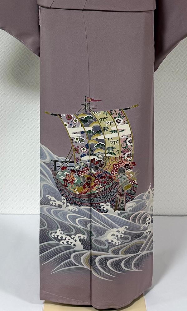 宝船色留袖