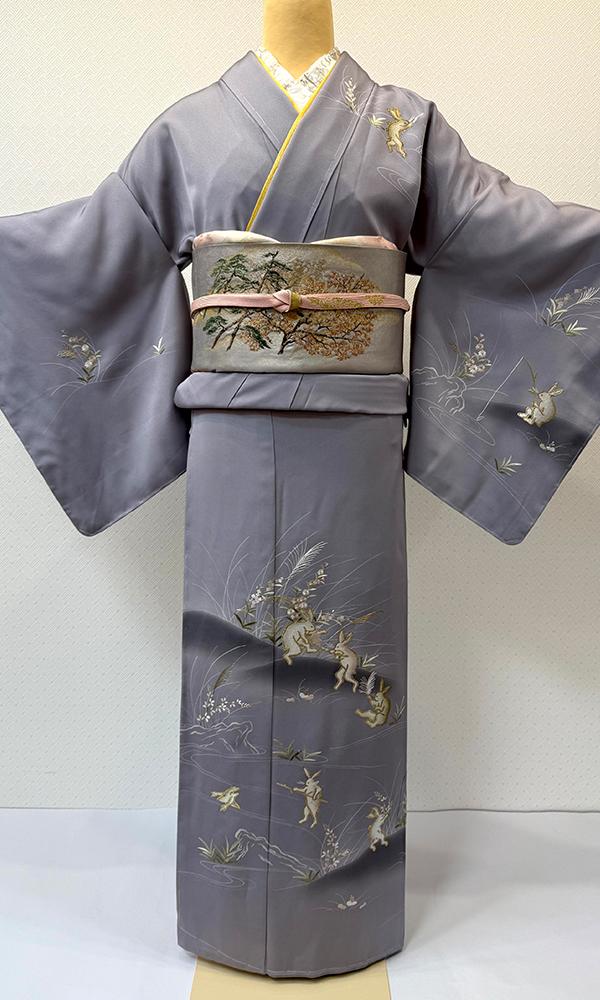 鳥獣戯画 訪問着