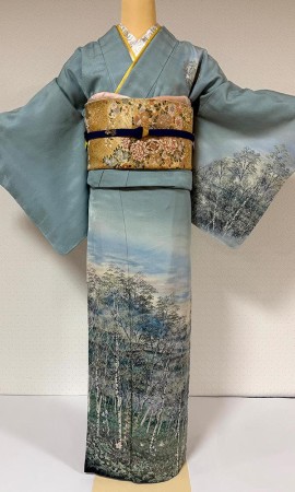 白樺の森 訪問着