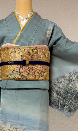 白樺の森 訪問着