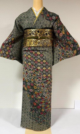 江戸紅型 訪問着