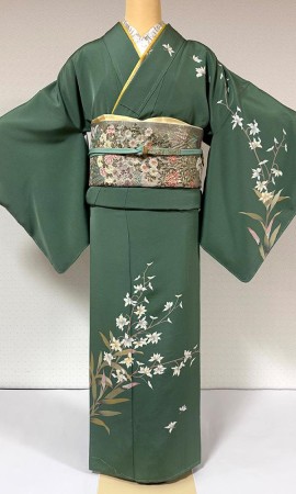 白い蘭 訪問着