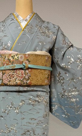 総刺繍訪問着
