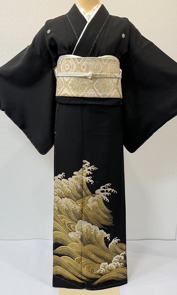 観世水文 留袖