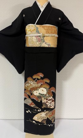 扇文様 留袖
