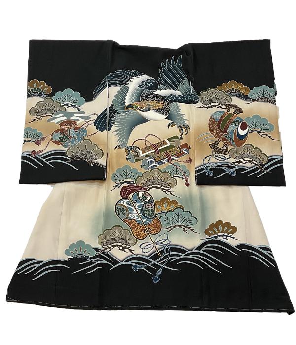 青海に鷹の舞踊り/祝着