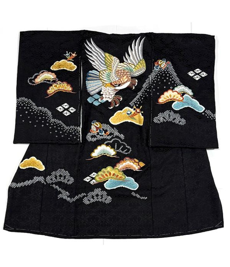 黒絞り・桶絞り・刺繍/祝着