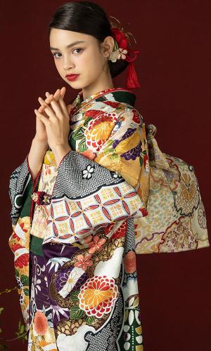 伝統古典 振袖レンタルフルセット
